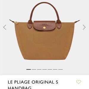 Longchamp Le Pliage Original S Tote - Military green/slight brown tones